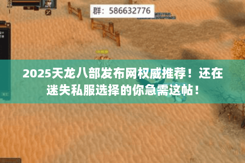 2025天龙八部发布网权威推荐!还在迷失私服选择的你急需这帖! 2025天龙八部发布网权威推荐!还在迷失私服选择的你急需这帖!